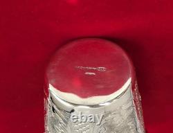 Vintage Sterling Silver Hazorfim Jewish Wine Cup, 3.3''long