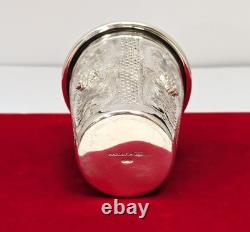 Vintage Sterling Silver Hazorfim Jewish Wine Cup, 3.3''long