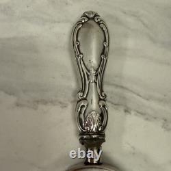 Vintage Sterling Silver Weighted Handle Magnifying Glass Palm Beach Estate Find