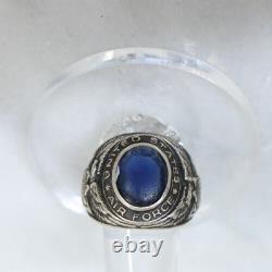 Vintage WWII WW2 Era United States Air Force Sterling Silver 925 Ring USAF Retro