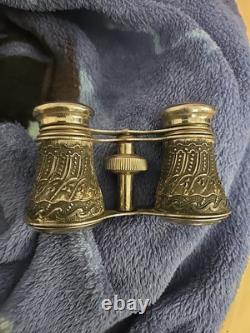 Vintage sterling silver opera glasses B