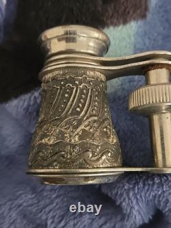 Vintage sterling silver opera glasses B