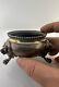 Vintage Sterling Silver Salt Dish Antique 3 Legged Lion With Glass For Salt Ins