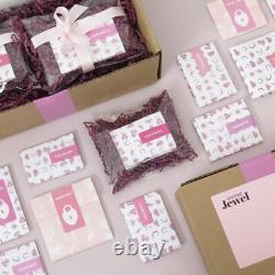 Vtg 1930s Art Deco Open Back Ocean Bluw Glass Crystal Sterling Silver Necklace