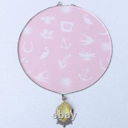 Vtg Antique Art Deco Citrine Marquise Glass Sterling Silver Filigree Necklace