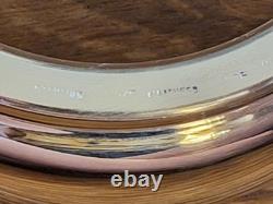 Vtg Camusso Peru Sterling Silver Lidded Butter Dish With Glass Insert! 204 G
