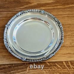 Vtg Camusso Peru Sterling Silver Lidded Butter Dish With Glass Insert! 204 G
