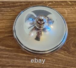 Vtg Camusso Peru Sterling Silver Lidded Butter Dish With Glass Insert! 204 G