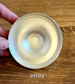 Vtg Camusso Peru Sterling Silver Lidded Butter Dish With Glass Insert! 204 G