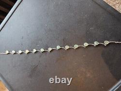 Vtg Sterling Silver Ancient Roman Glass Necklace 13 Luli Hamersztein Links 19