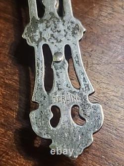 Vtg Sterling Silver Black Clear Czech Art Glass Rosary & Antique Art Deco Box