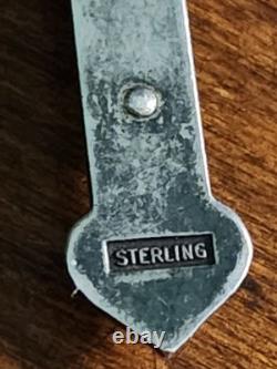 Vtg Sterling Silver Filigreed Burgundy Moonglow Roses Rosary & Vtg Glass Lid Box