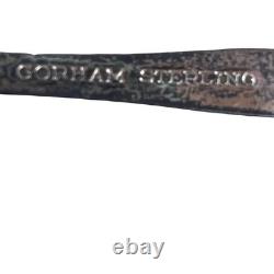 Vtg Sterling Silver Salt Cellars Cobalt Blue Glass Inserts Spoons Whiting Co 80g