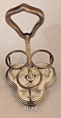 Wallace Sterling Silver & Glass Cruet Set Salt & Pepper Shakers 56g SCRAP or NOT