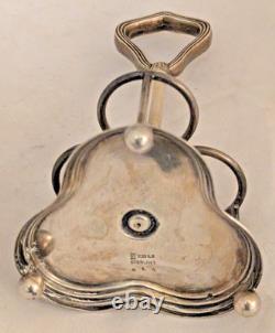 Wallace Sterling Silver & Glass Cruet Set Salt & Pepper Shakers 56g SCRAP or NOT