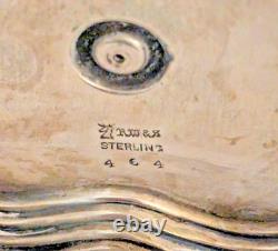 Wallace Sterling Silver & Glass Cruet Set Salt & Pepper Shakers 56g SCRAP or NOT