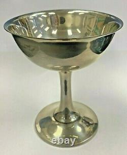 Wallace Sterling Silver Water Goblet Wine Glass 4 1/2 Tall Weighs 144gr No. 17