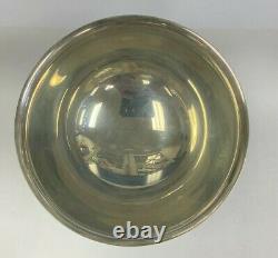 Wallace Sterling Silver Water Goblet Wine Glass 4 1/2 Tall Weighs 144gr No. 17