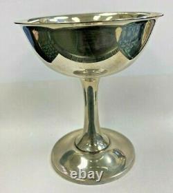 Wallace Sterling Silver Water Goblet Wine Glass 4 1/2 Tall Weighs 144gr No. 17