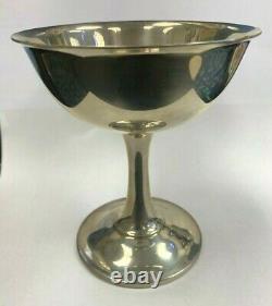 Wallace Sterling Silver Water Goblet Wine Glass 4 1/2 Tall Weighs 144gr No. 17