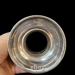 Watson antique Pierced Sterling Silver And Glass Vase 112 grams witho glass