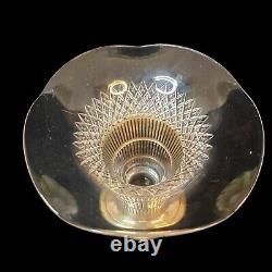 Watson antique Pierced Sterling Silver And Glass Vase 112 grams witho glass