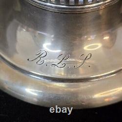 Watson antique Pierced Sterling Silver And Glass Vase 112 grams witho glass